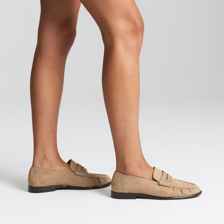 Angel Loafers - Taupe Micro