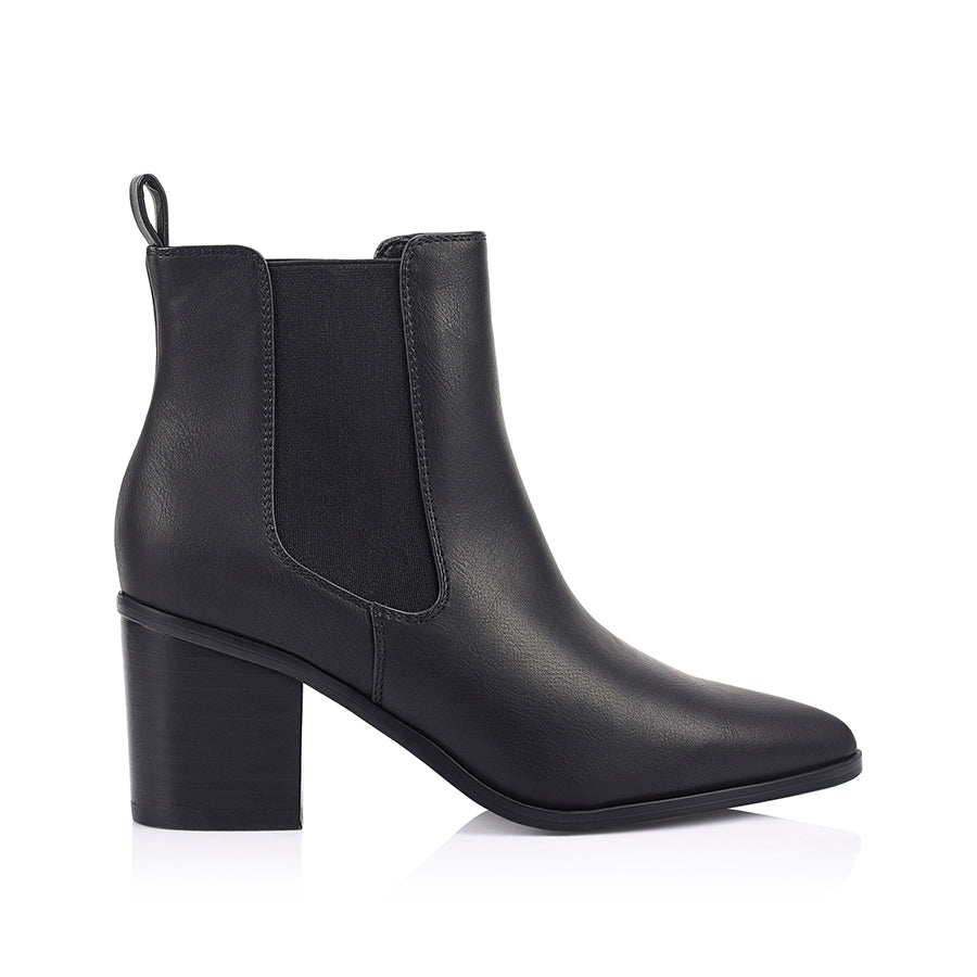 Abbie Chelsea Ankle Boots - Black
