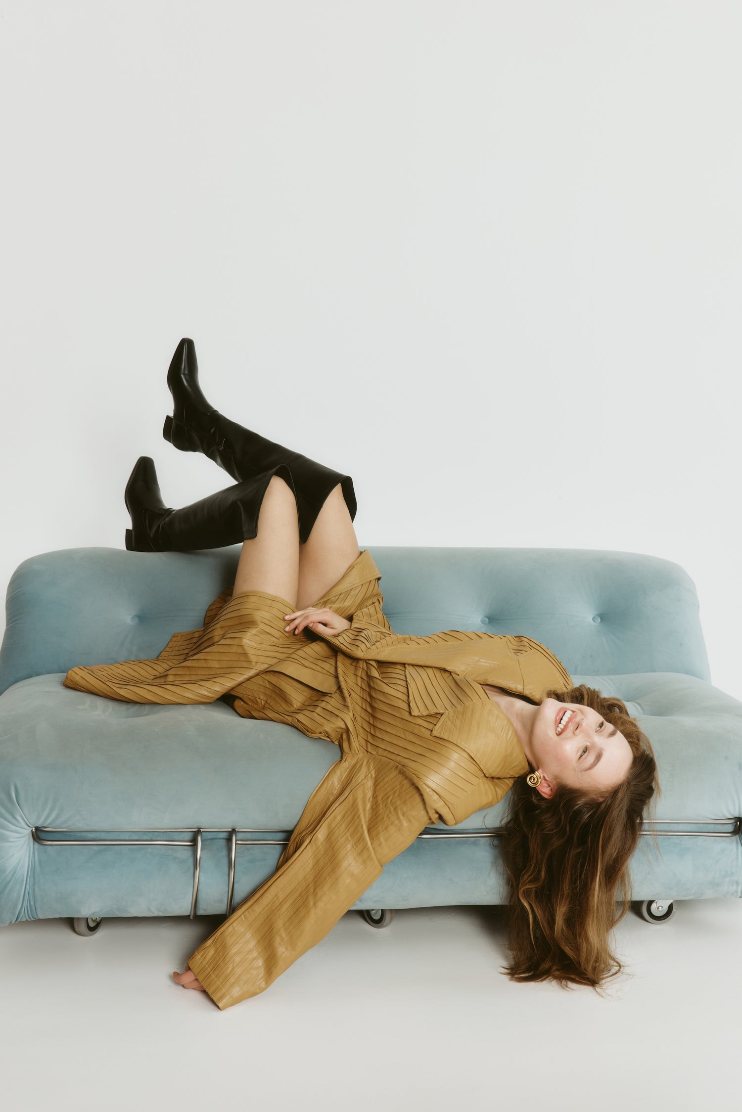 Camden Thigh High Boots - Black