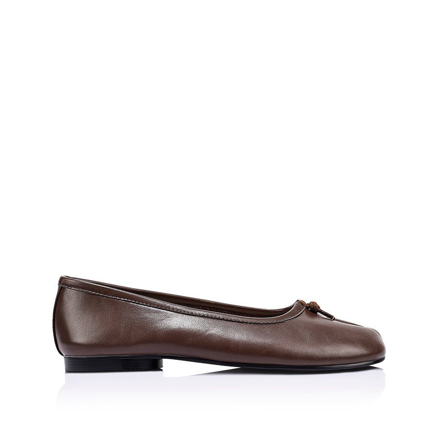 Charlie Ballet Flats - Chocolate Brown