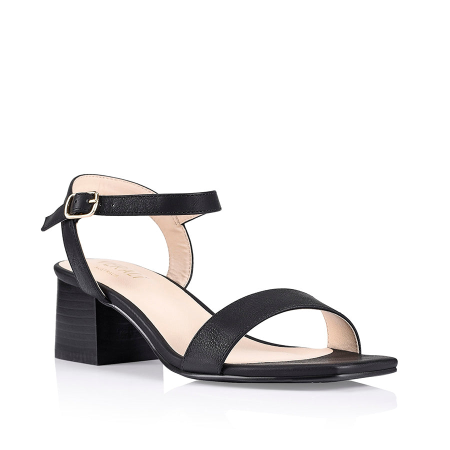 Grey block heel sandals sale