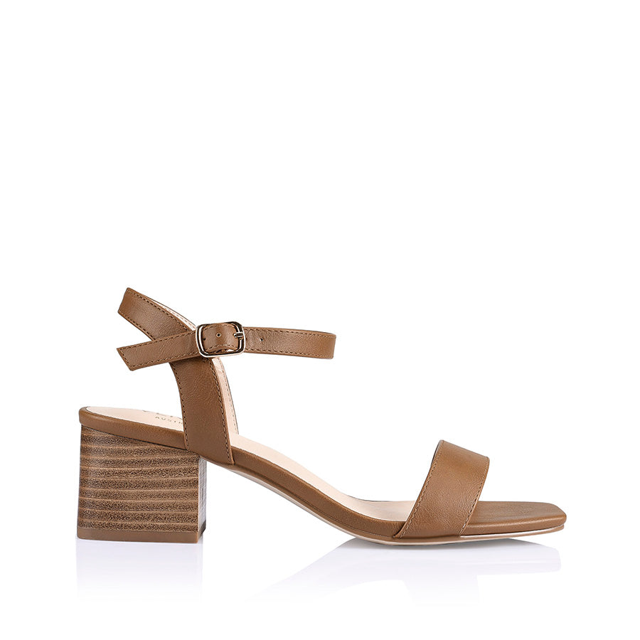 Verali cortina on sale heel tan smooth