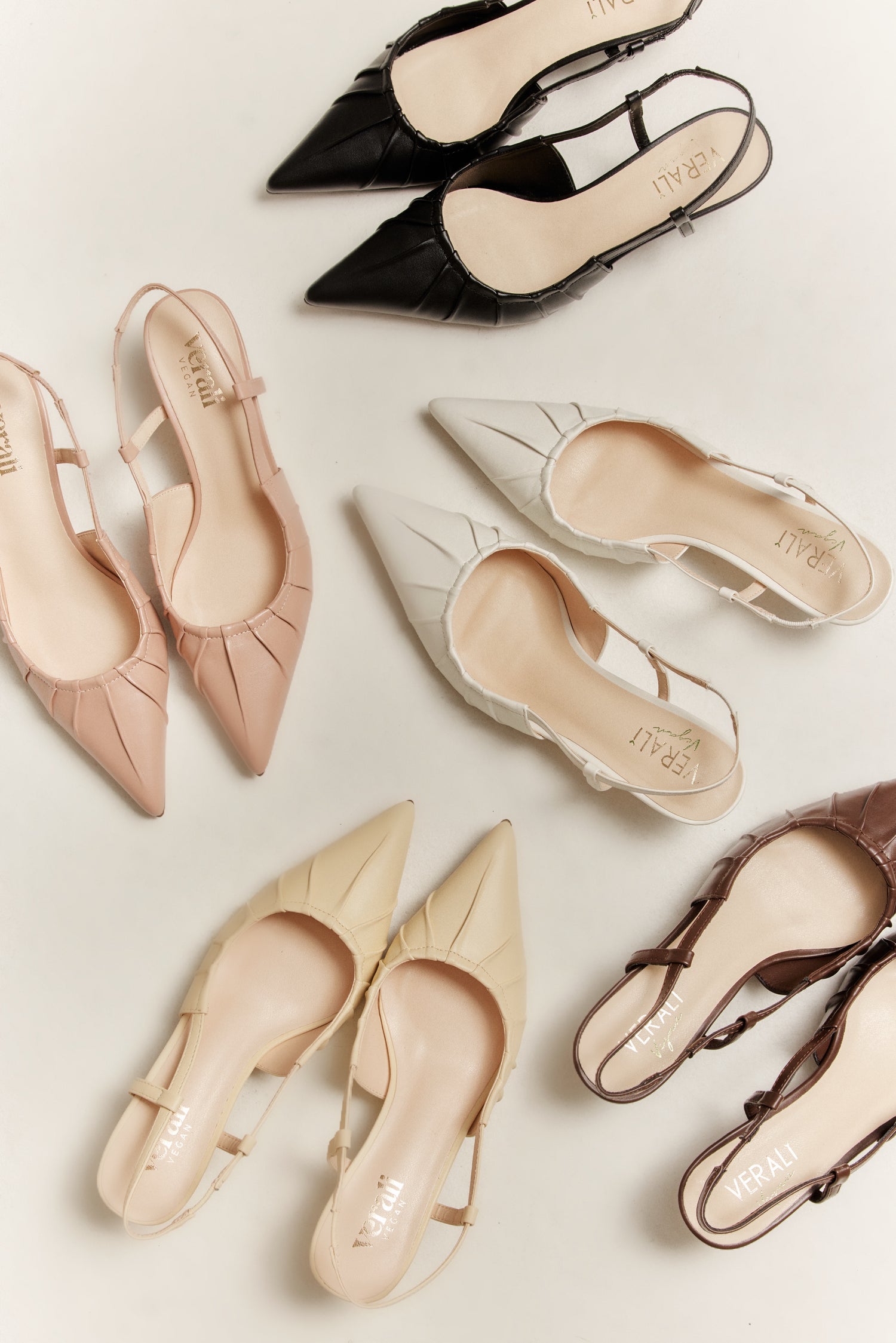 Lucius Slingback Kitten Heels - Dusty Pink