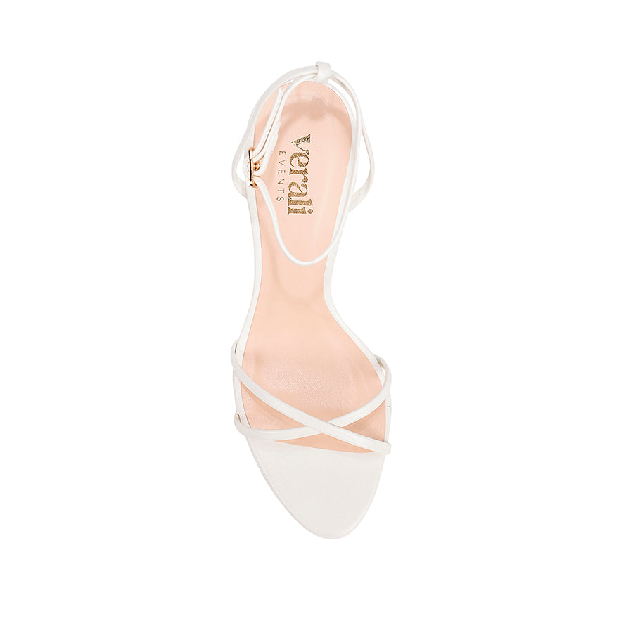 Flo Strappy Sandals - Chalk White