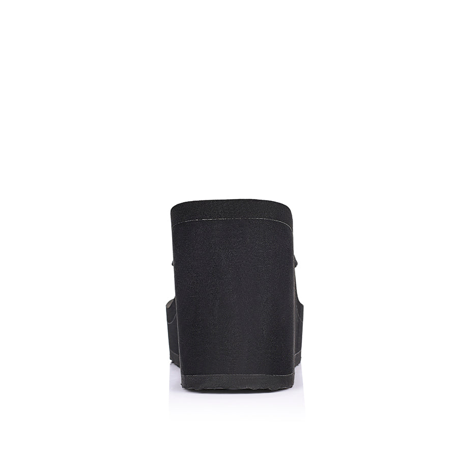 Joey Platform Wedges - Black