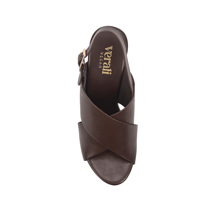 June Platform Wedges - Chocolate Brown