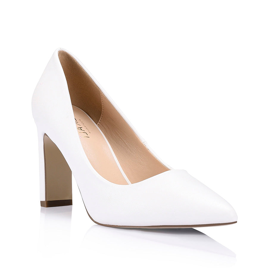 White block outlet heel pump