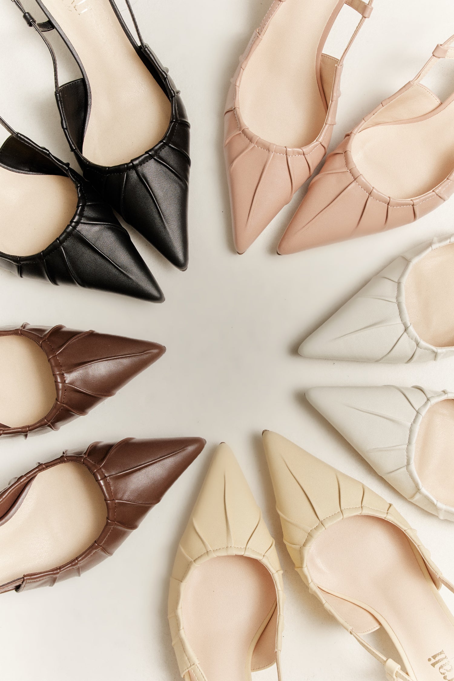 Lucius Slingback Kitten Heels - Dusty Pink