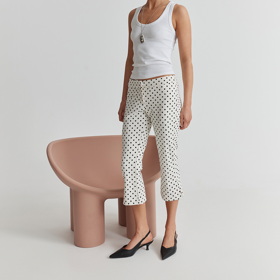 Lush Slingback Kitten Heels - Black