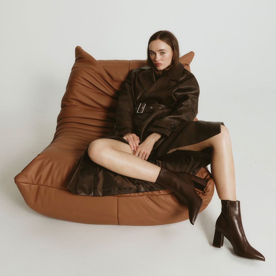 Maxine Ankle Boots - Chocolate Brown