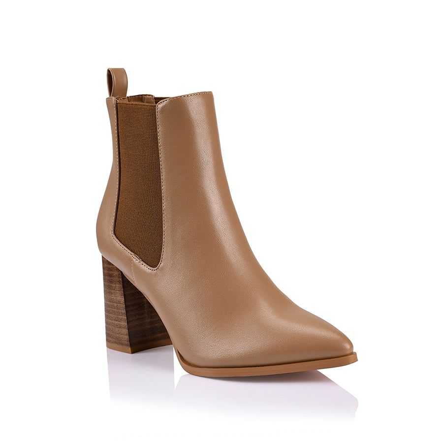 Magellan Chelsea Ankle Boots - Dark Camel