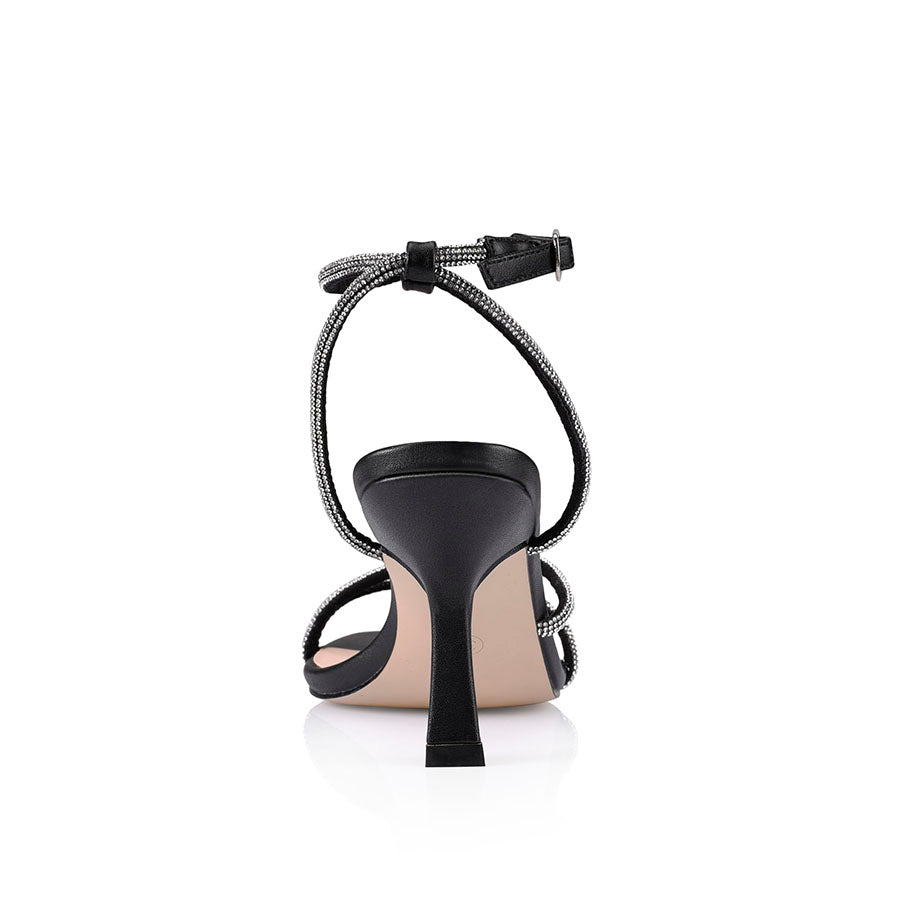 Pepper Strappy Sandals Black Verali Shoes