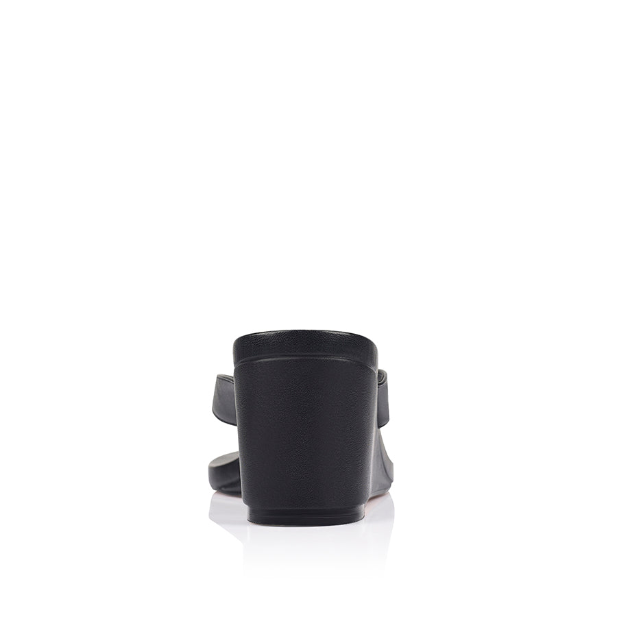 Polly Thong Wedges - Black