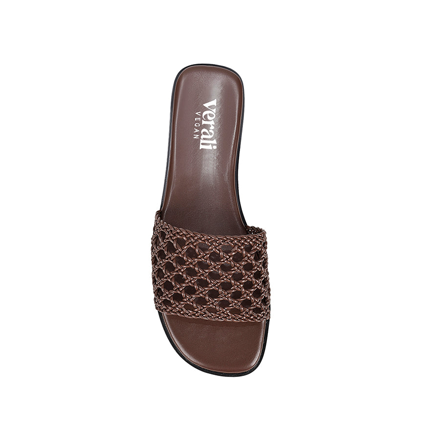 Salvatore Casual Slides - Chocolate Brown