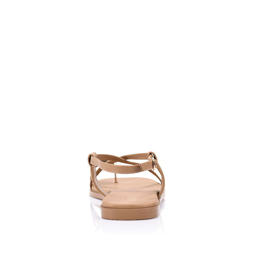 Sapphire Strappy Sandals - Biscuit