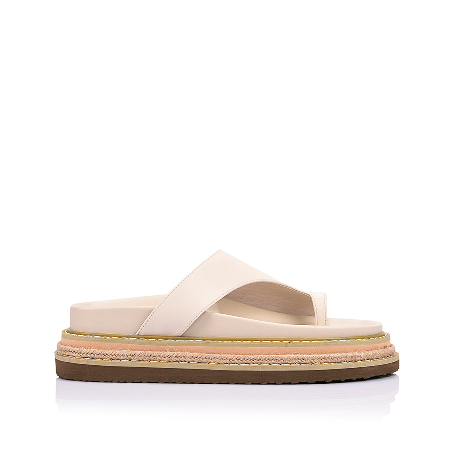 Thor Flatform Thongs - Bone White