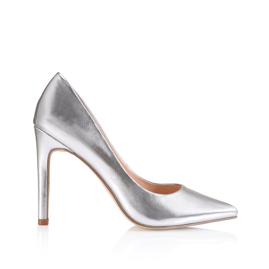 Grey high heel pumps outlet