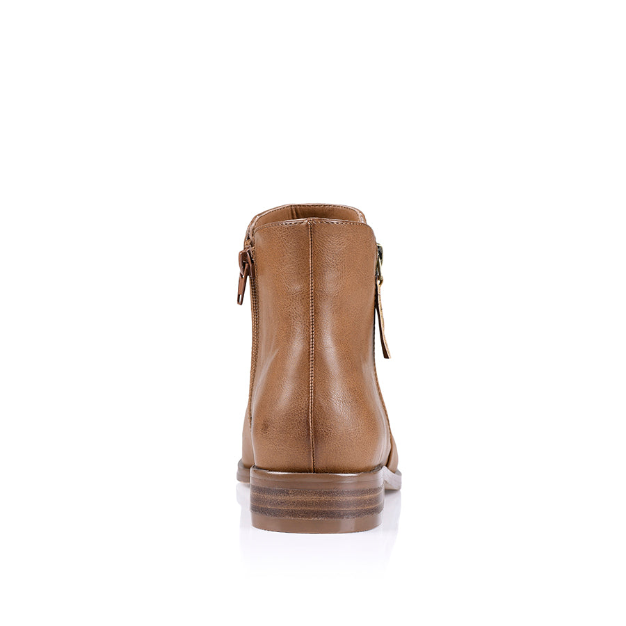 Hawk Ankle Boots - Tan Softee