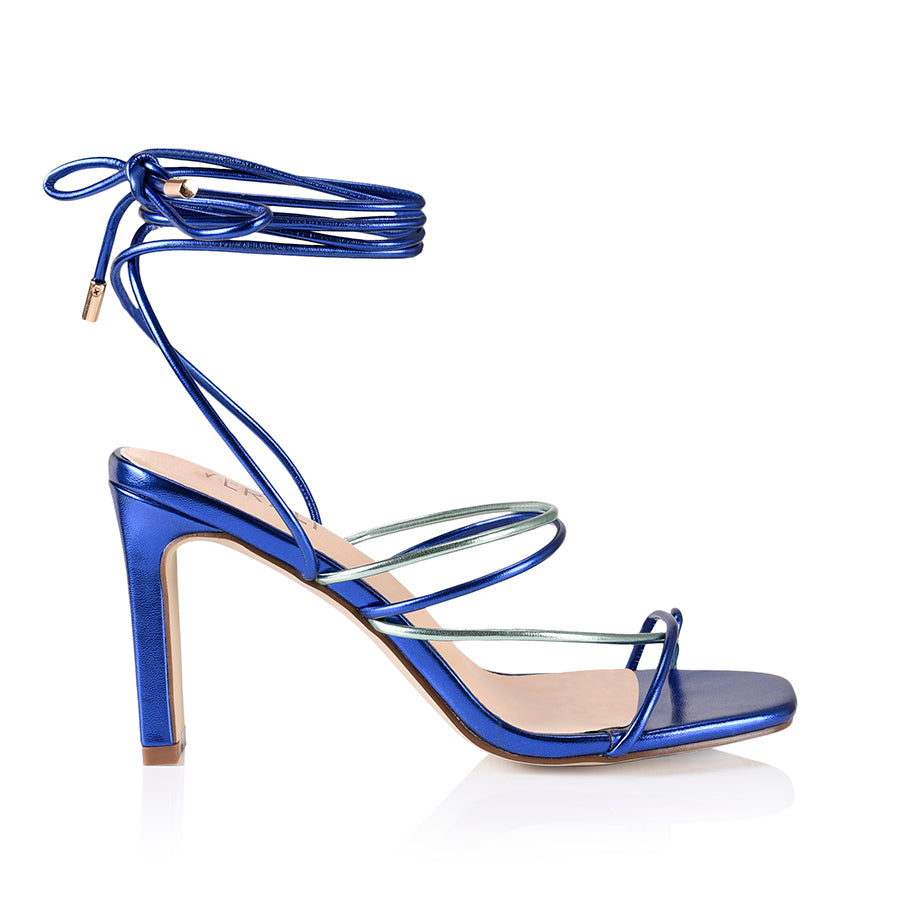 Blue strap sandals cheap