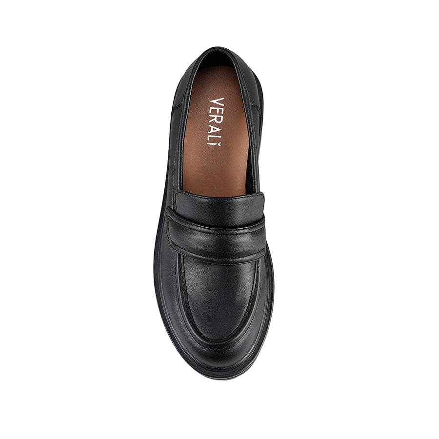 Moss Chunky Loafers - Black Smooth