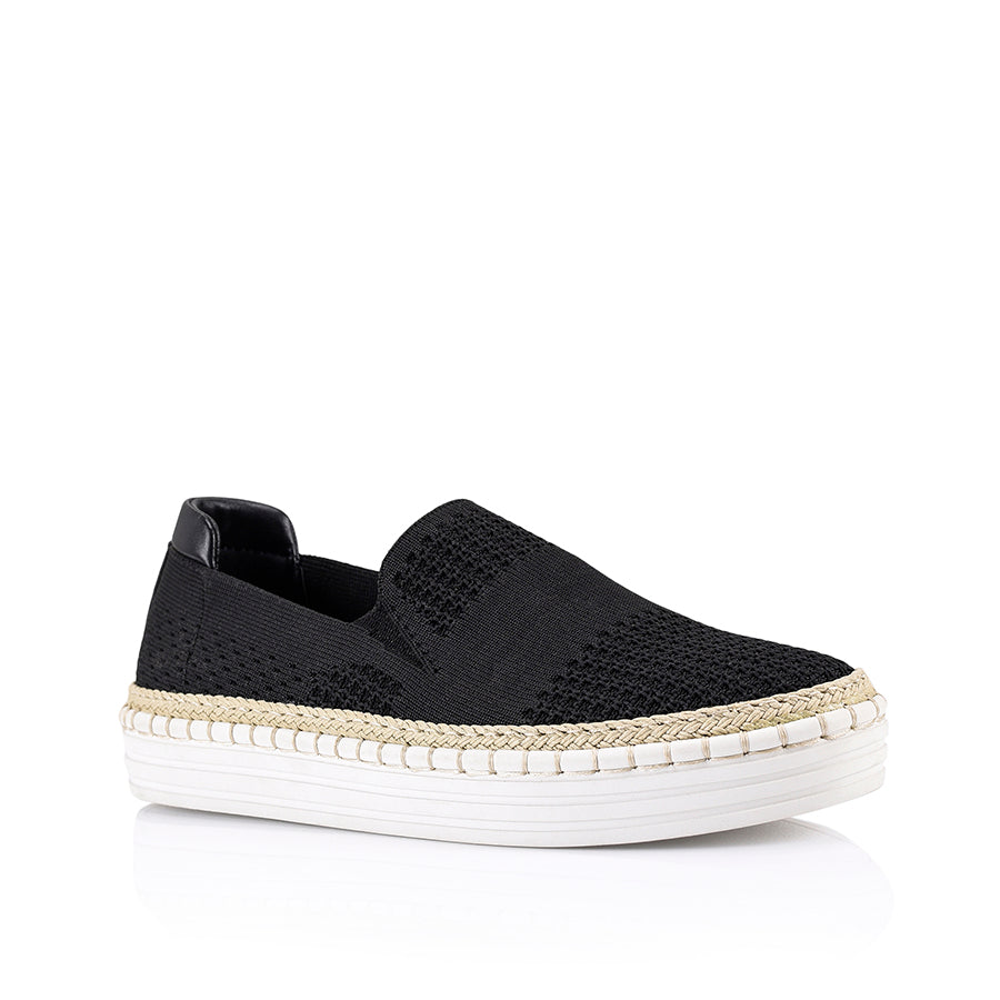 Queen Slip On Sneakers - Black