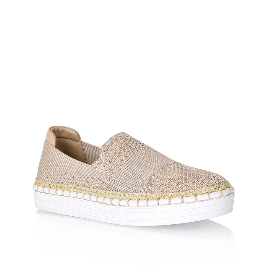 Queen Slip On Sneakers - Natural