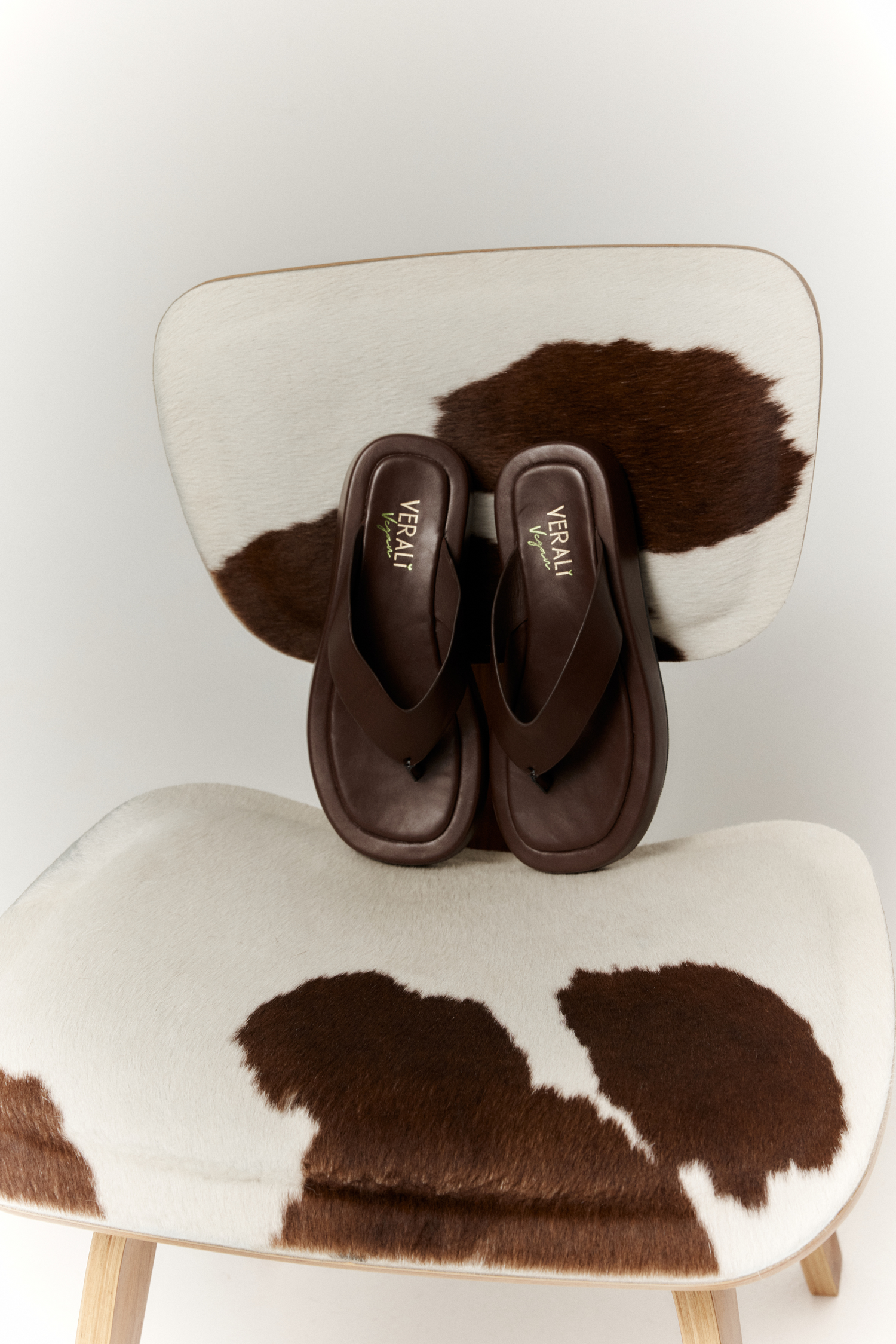 Bouncer II Flatform Thongs - Chocolate Brown