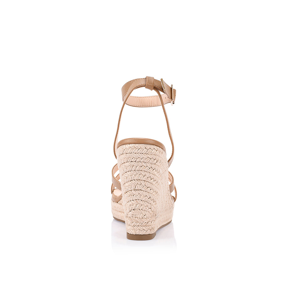 Ambrose Rope Wedges - Biscuit