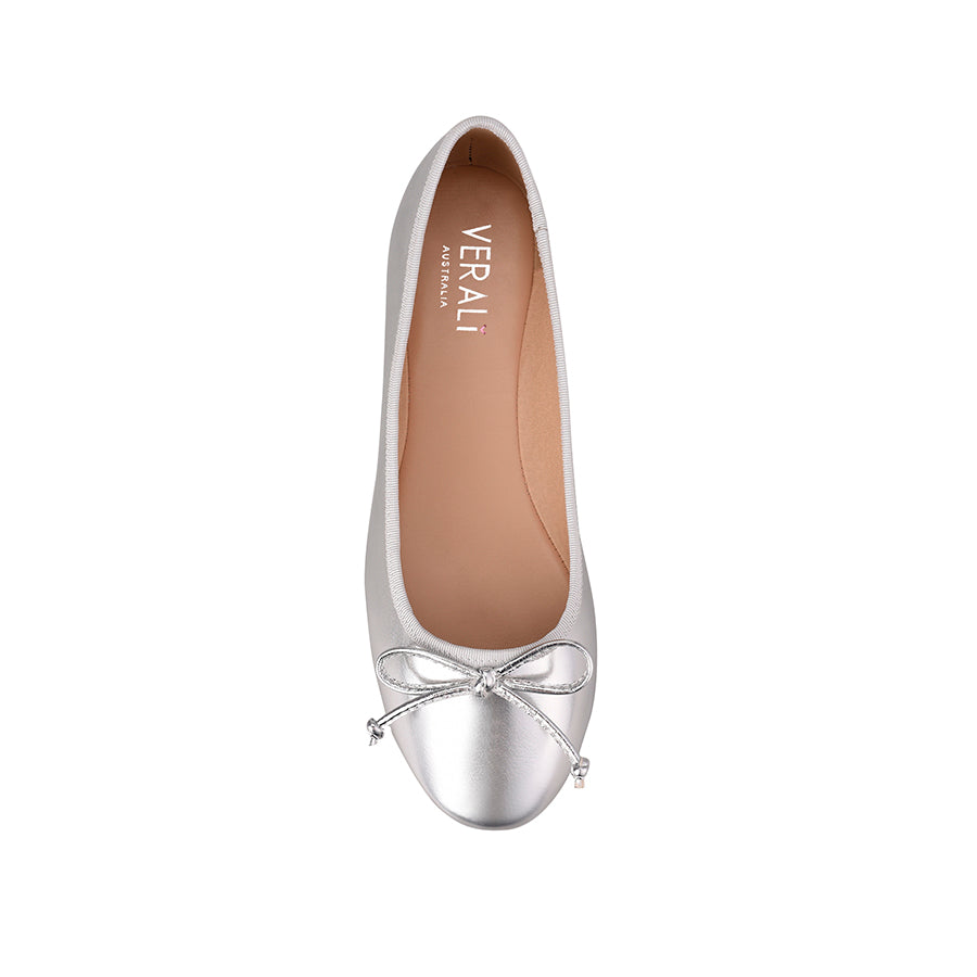 Silver ballet flats australia outlet