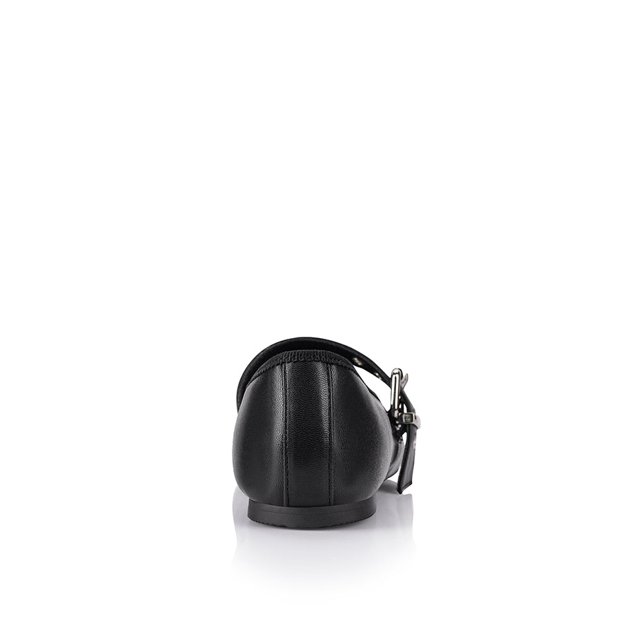 Women's black Mary Jane ballet flats