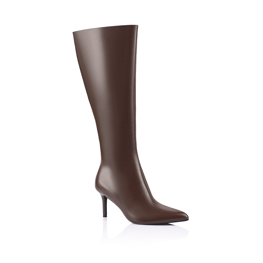 Bessie Tall Boots - Chocolate Brown