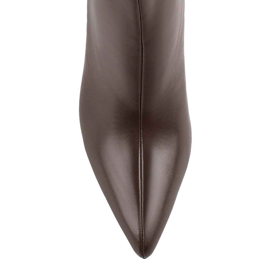 Bessie Tall Boots - Chocolate Brown