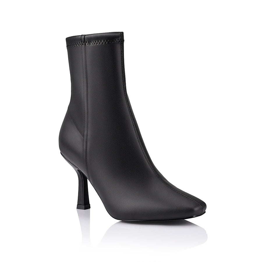 Birdy Stretch Ankle Boots - Black