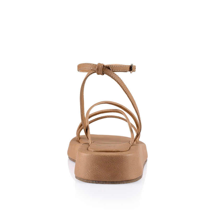 Bondi Flatform Sandals - Caramel Softee
