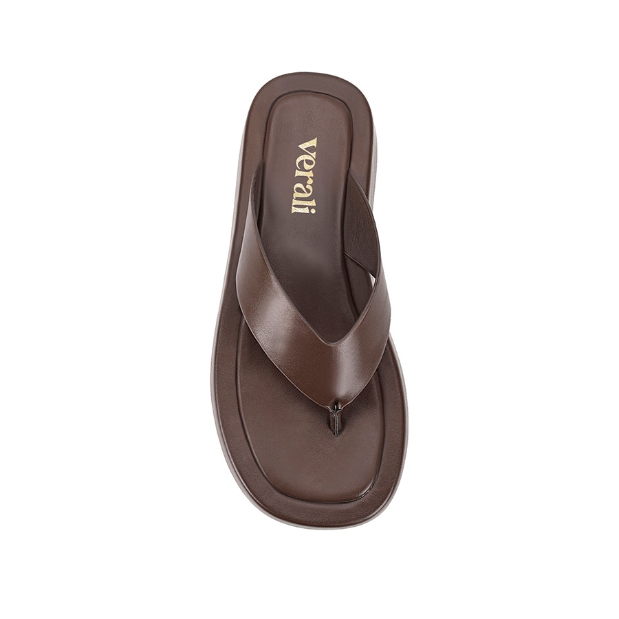 Bouncer II Flatform Thongs - Chocolate Brown
