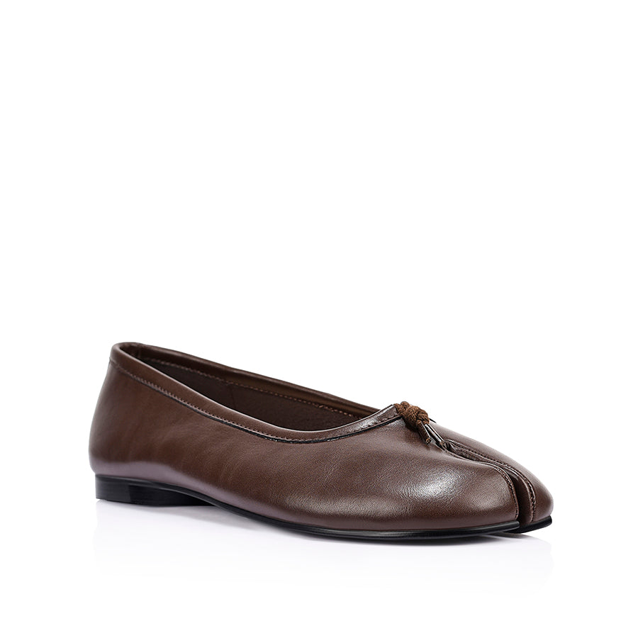 Charlie Ballet Flats - Chocolate Brown