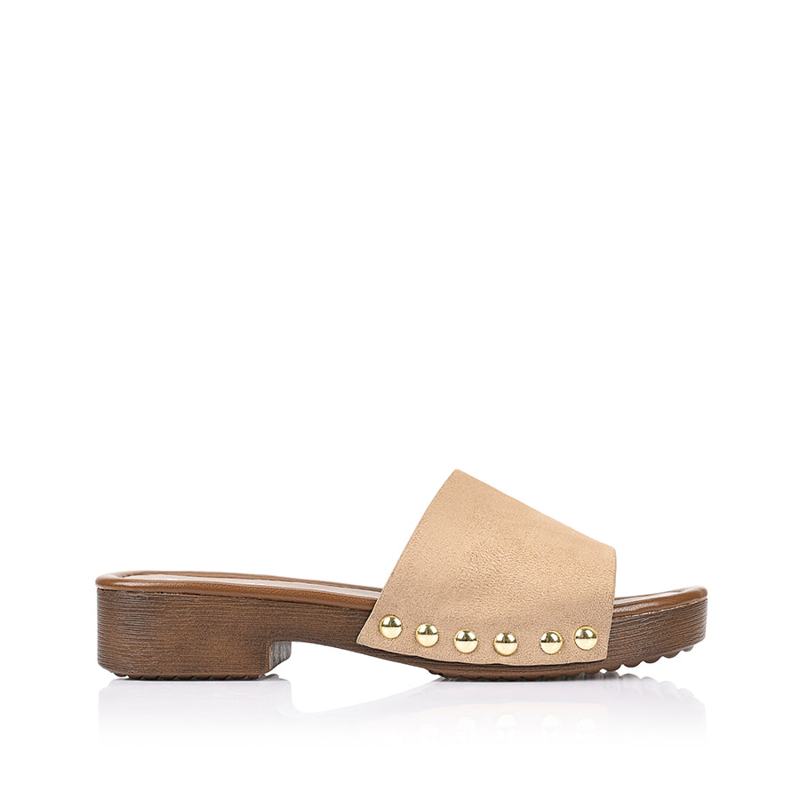 Chester Clogs - Taupe Micro – Verali Shoes