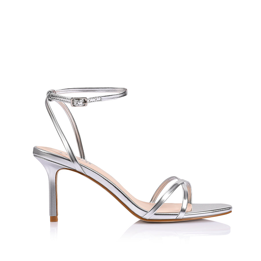 Flo Strappy Sandals - Silver