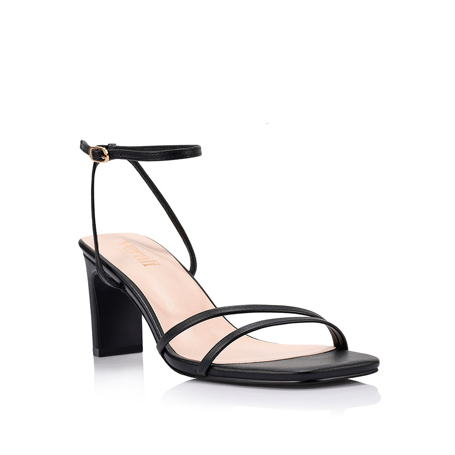 Gilbert Block Heel Sandals - Black
