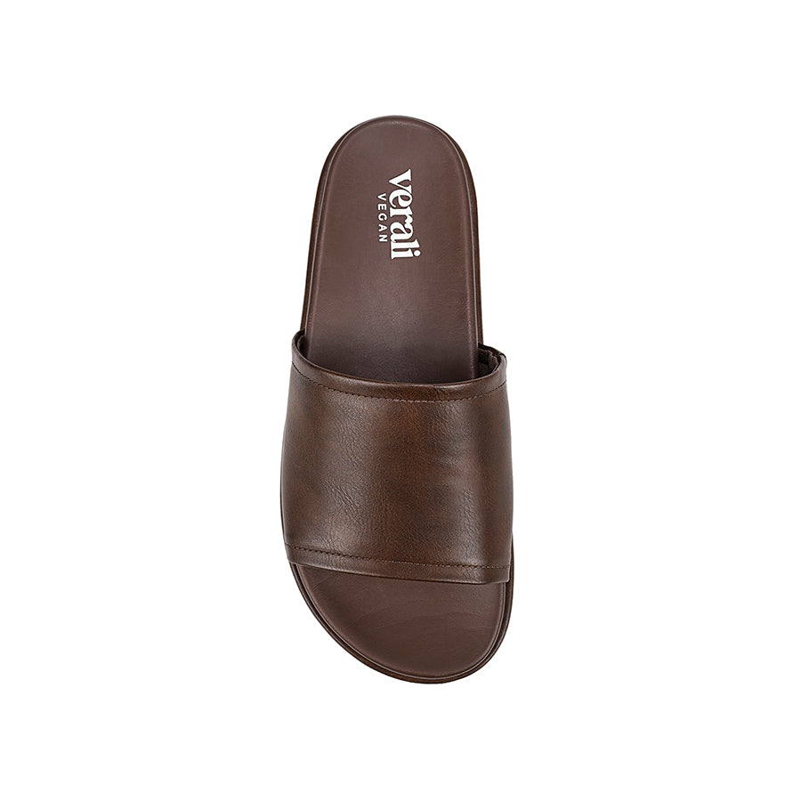 Hades Flatform Slides - Brown Distressed