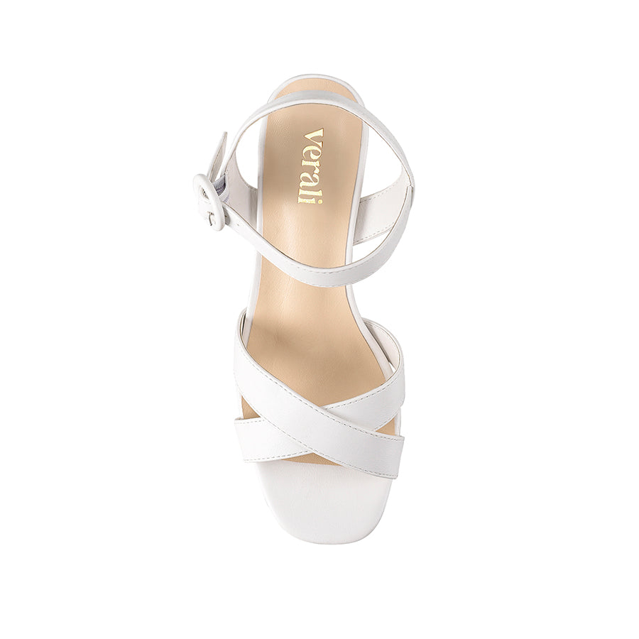 Heppell Platform Heels - Chalk