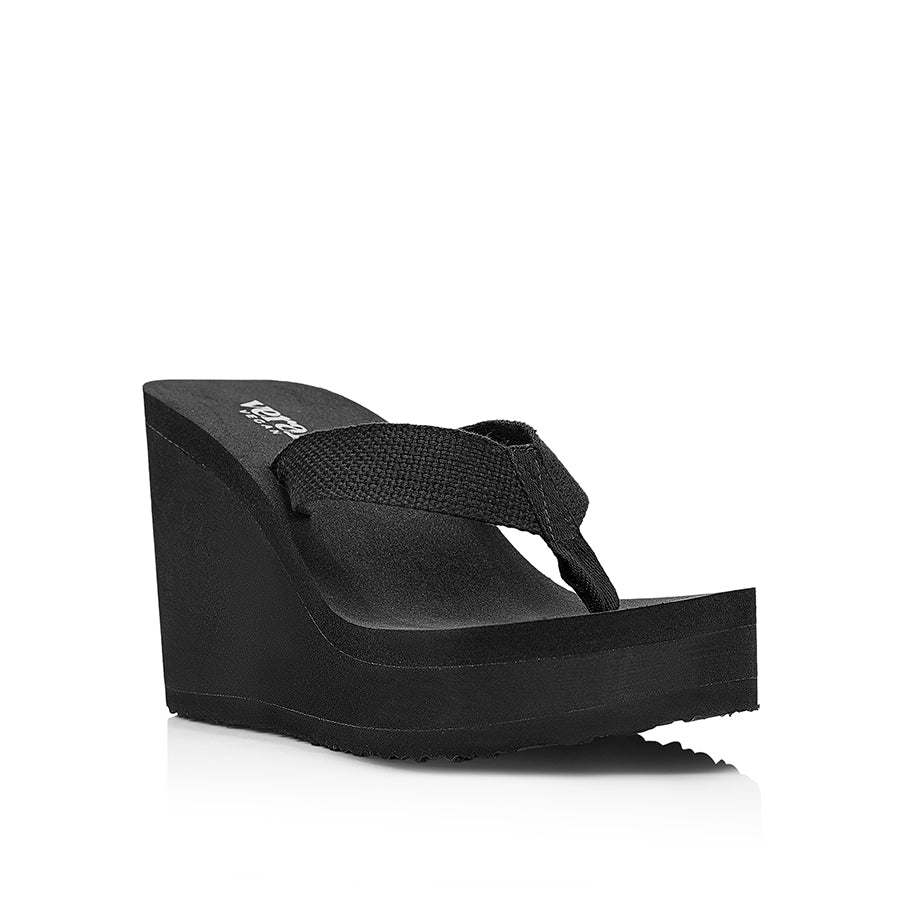 Joey Platform Wedges - Black