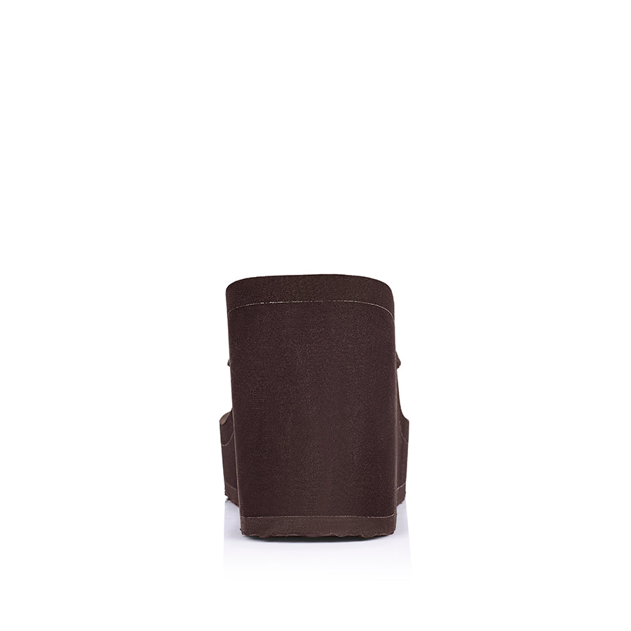 Joey Platform Wedges - Chocolate Brown