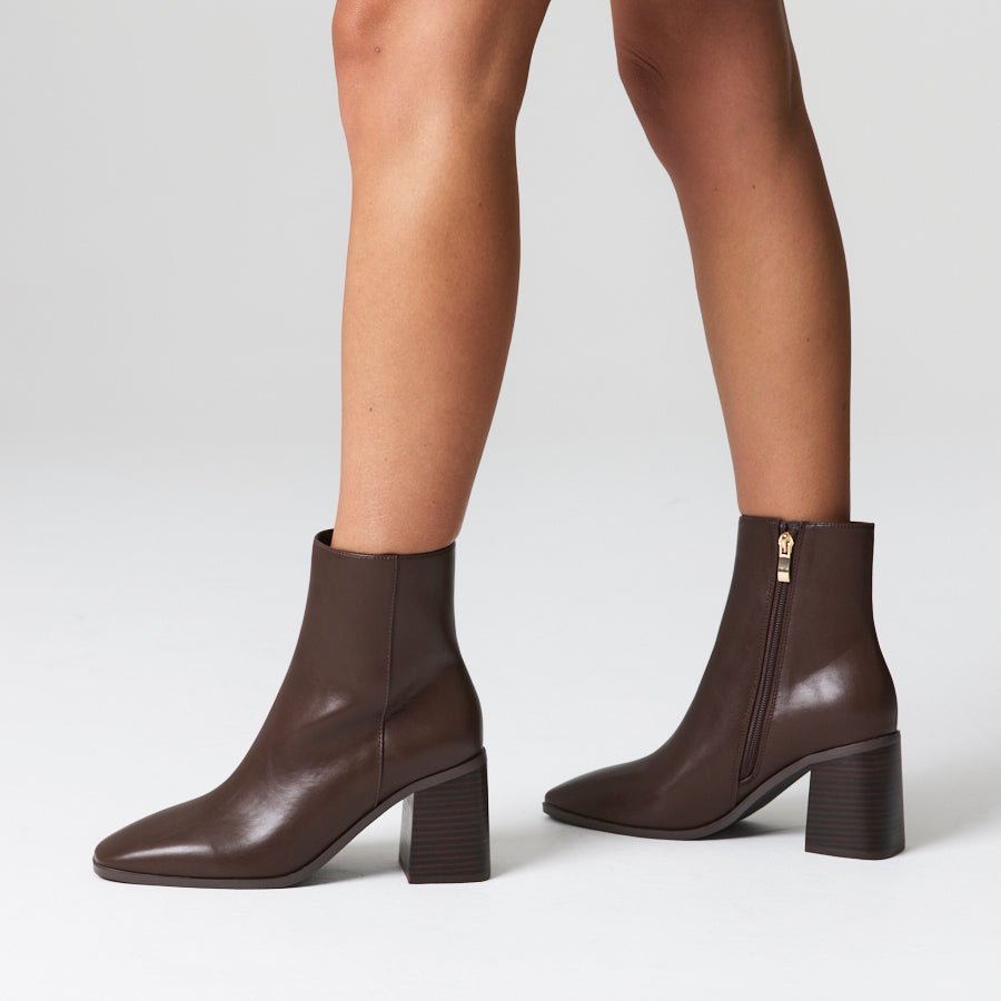 Lilo Ankle Boots - Chocolate Brown
