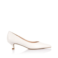 smooth pointed toe court kitten heel