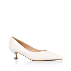 smooth pointed toe court kitten heel