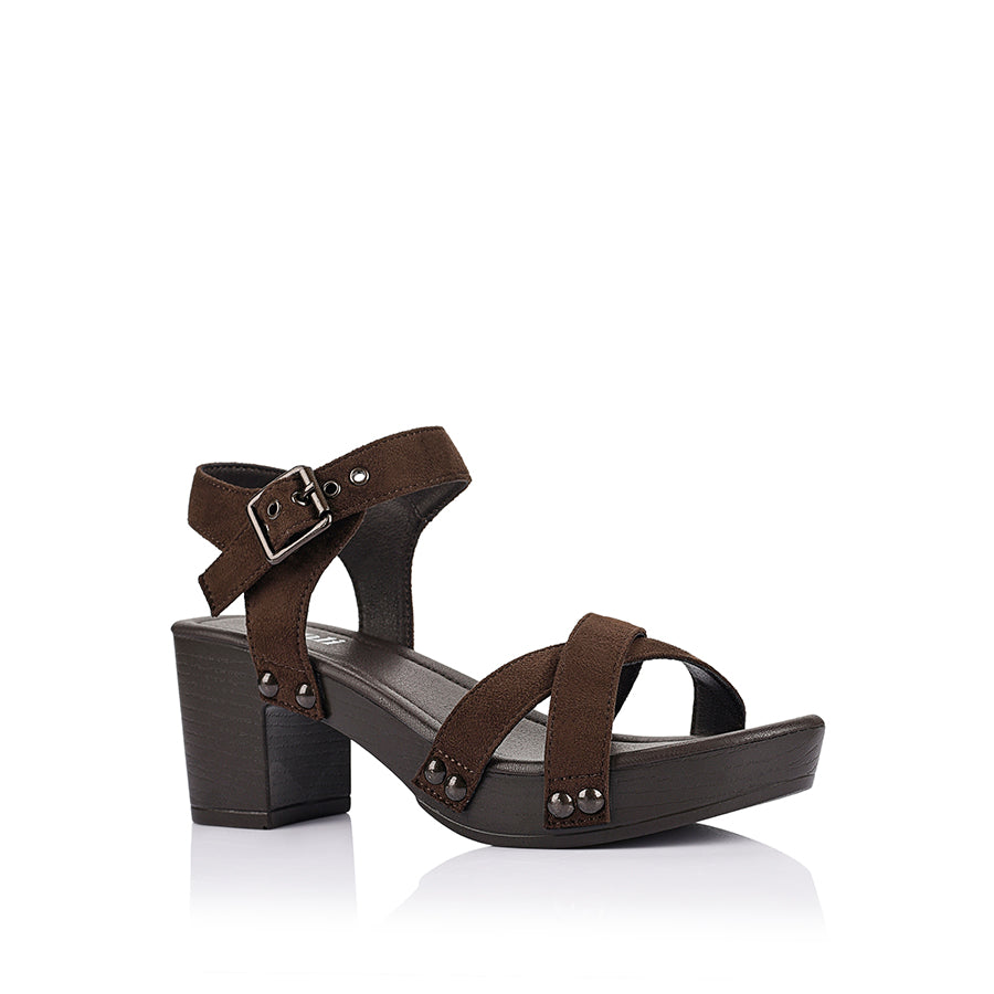 Lulu Clogs - Chocolate Brown Micro