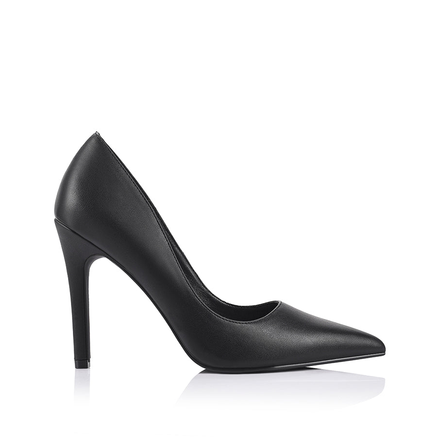 Mikayla Stiletto Heel Pumps - Black