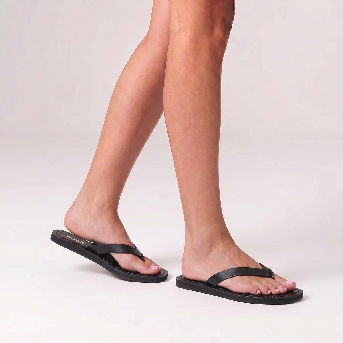 Dune Casual Thongs - Black