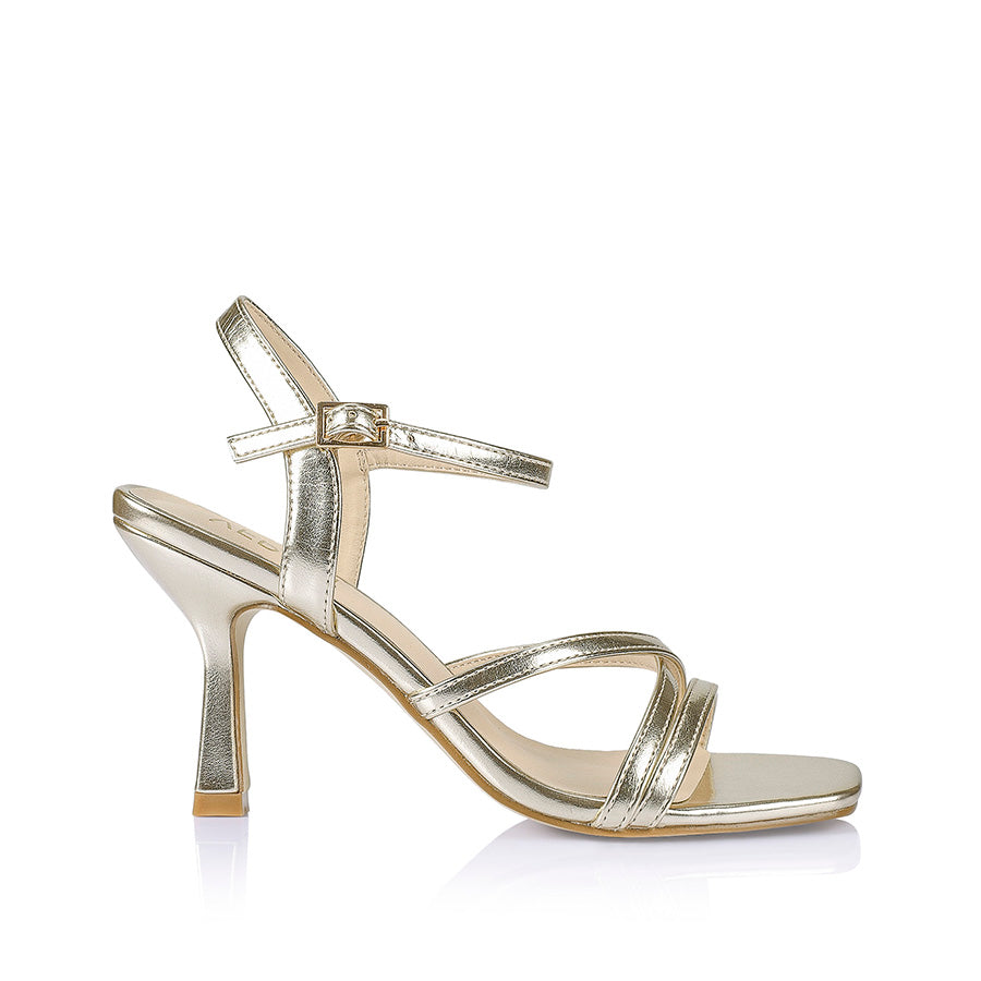 Persimmon Strappy Sandals - Champagne Smooth